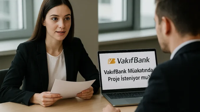 Vakıfbank Mülakatında Proje Sunumu İsteniyor mu? Vakıfbank Mülakatında Proje Sunumu İsteniyor mu?